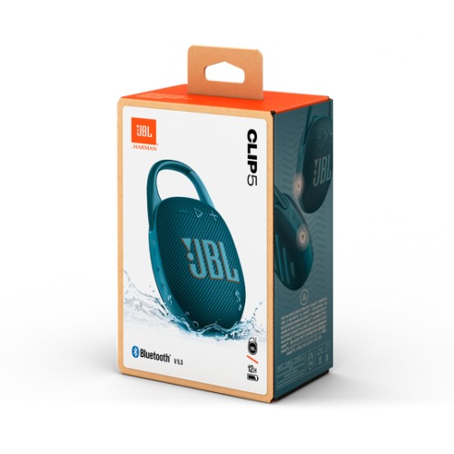 JBL Clip 5 Portable Bluetooth Speaker – Blue
