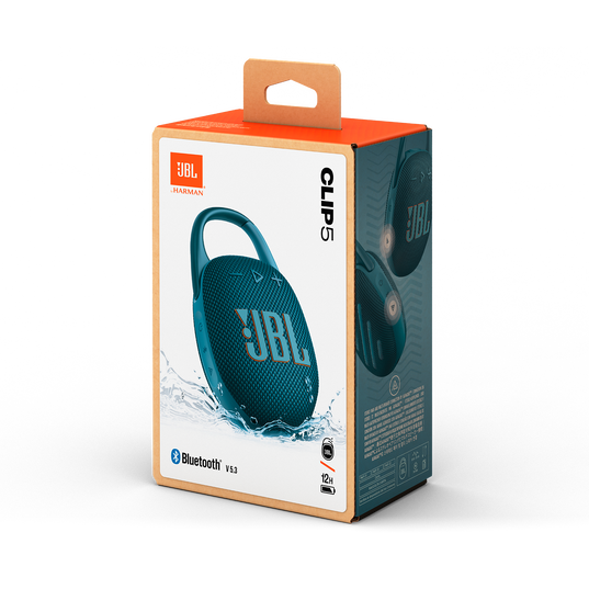 JBL Clip 5 Portable Bluetooth Speaker – Blue