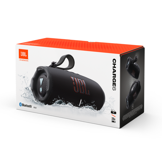 JBL Charge 6 Portable Bluetooth Speaker Black