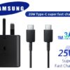 Samsung 25W Usb-C Charger + Cable Org.